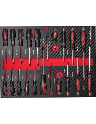 SERVANTE KRAFTMULLER DAILY EDITION XXL-PRO 7/7 ROUGE ET NOIR
