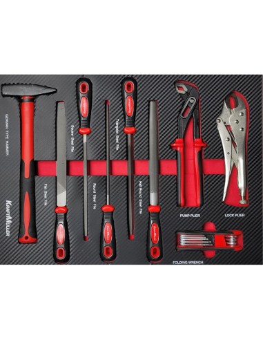 SERVANTE KRAFTMULLER DAILY EDITION XXL-PRO 7/7 ROUGE ET NOIR