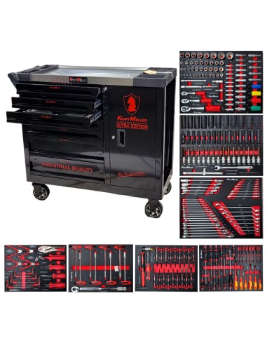 SERVANTE D'ATELIER KRAFTMULLER ULTRA EDITION 7/7 NOIR