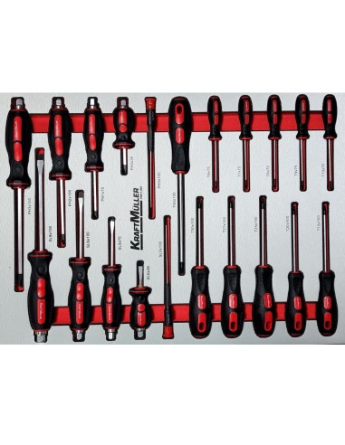 SERVANTE D'ATELIER KRAFTMULLER XXL EDITION 261 OUTILS VERSION FRANCE