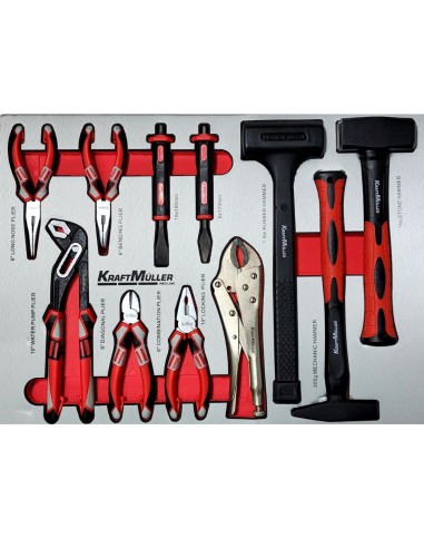 SERVANTE D'ATELIER KRAFTMULLER XXL EDITION 261 OUTILS VERSION FRANCE