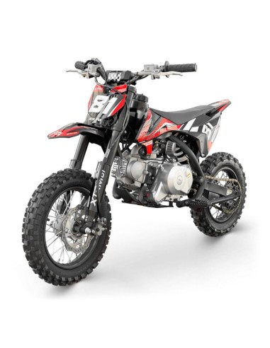 MINI MOTOCROSS ENFANT 70CC 12/10 MX70 ROUGE