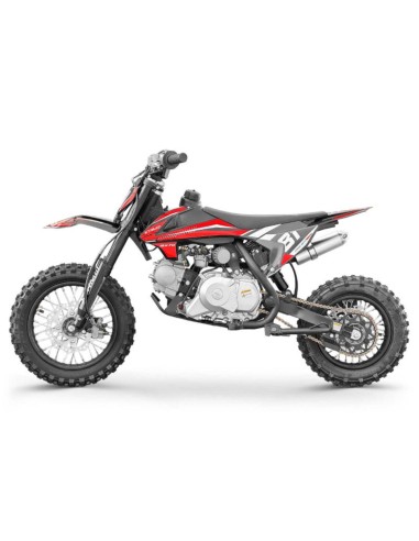 MINI MOTOCROSS ENFANT 70CC 12/10 MX70 ROUGE