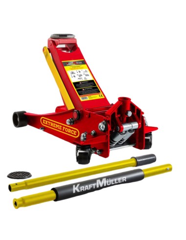 CRIC ROULEUR PROFESSIONNEL 3T KRAFTMULLER EXTRA PLAT + CHANDELLES 3T