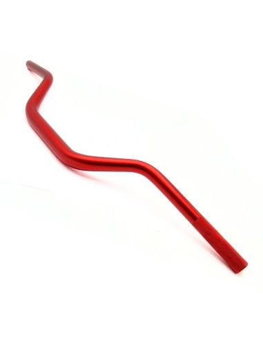 Guidon 28.6 mm cintré semi haut renforcée PROMOTOR rouge dirt bike / pit bike / moto / quad