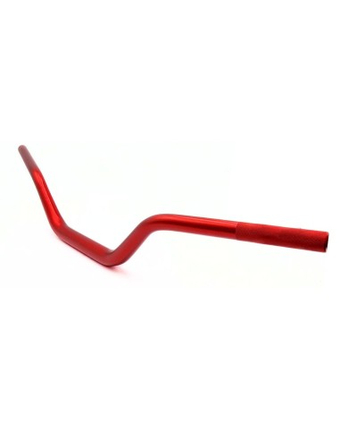 Guidon 28.6 mm cintré semi haut renforcée PROMOTOR rouge dirt bike / pit bike / moto / quad