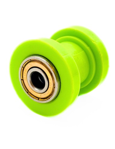 ROULETTE DE CHAINE 8 MM VERT DIRT BIKE TEFLON GUIDÉ