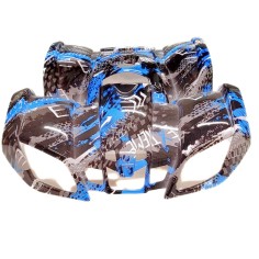 Carénage BLEU GRAFFITI Pocket QUAD TORINO 49cc / 36V 800 W / 1000 W