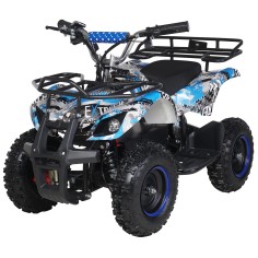 Carénage BLEU GRAFFITI Pocket QUAD TORINO 49cc / 36V 800 W / 1000 W