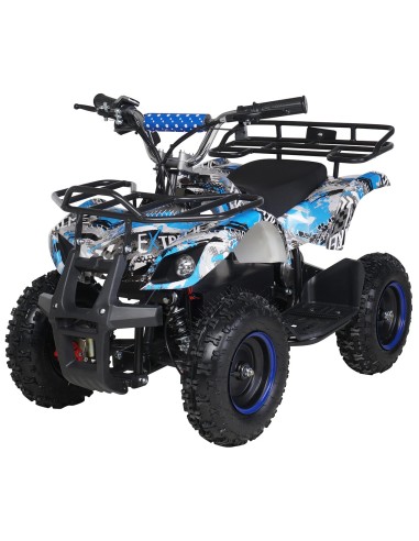 Carénage BLEU GRAFFITI Pocket QUAD TORINO 49cc / 36V 800 W / 1000 W