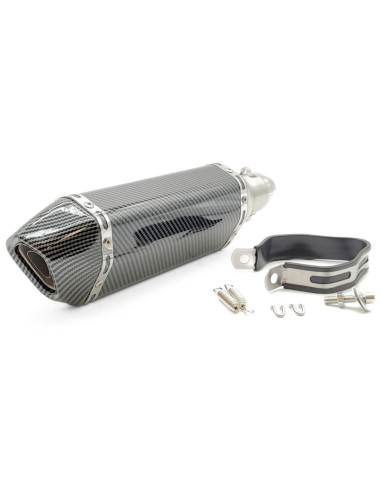 Silencieux échappement PROTORK CARBONE Dirt bike / Scooter / Moto / Quad