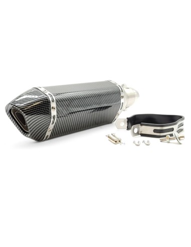 Silencieux échappement PROTORK CARBONE Dirt bike / Scooter / Moto / Quad