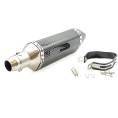 Silencieux échappement PROTORK CARBONE Dirt bike / Scooter / Moto / Quad