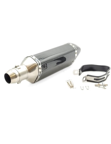 Silencieux échappement PROTORK CARBONE Dirt bike / Scooter / Moto / Quad