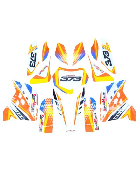 KIT DÉCO ORANGE ITALJET MX50 / NRG / KRAFTMULLER 50 CC 9 CV