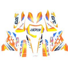 KIT DÉCO ORANGE ITALJET MX50 / NRG / KRAFTMULLER 50 CC 9 CV