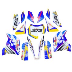 Kit déco bleu ITALJET MX50 / NRG / KRAFTMULLER 50 cc 9 cv