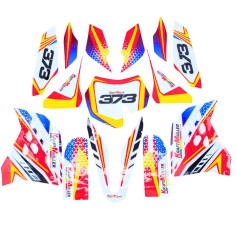 Kit déco rouge ITALJET MX50 / NRG / KRAFTMULLER 50 cc 9 cv