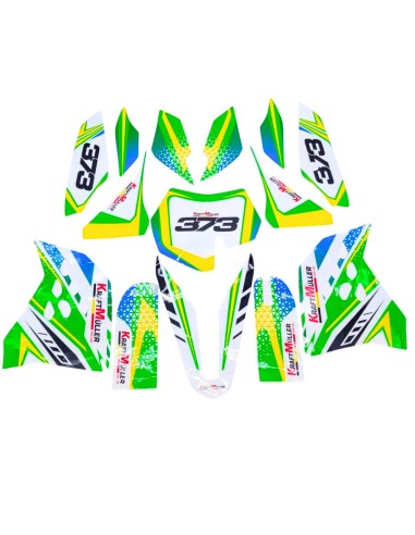KIT DÉCO VERT ITALJET MX50 / NRG / KRAFTMULLER 50 CC 9 CV