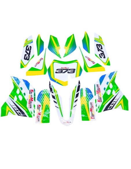 KIT DÉCO VERT ITALJET MX50 / NRG / KRAFTMULLER 50 CC 9 CV