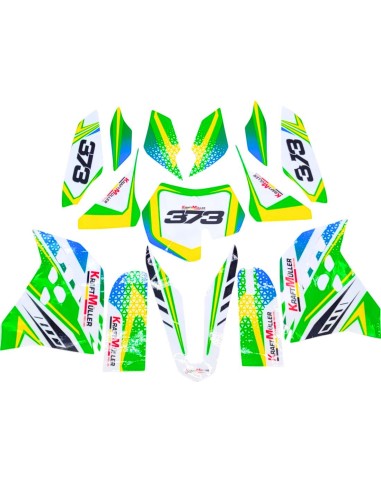 KIT DÉCO VERT ITALJET MX50 / NRG / KRAFTMULLER 50 CC 9 CV