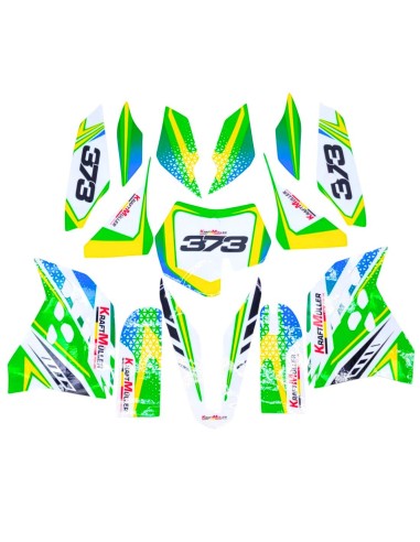 KIT DÉCO VERT ITALJET MX50 / NRG / KRAFTMULLER 50 CC 9 CV