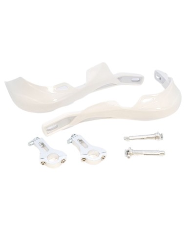 Protège mains YCF BLANC Aluminium 22 mm RACING