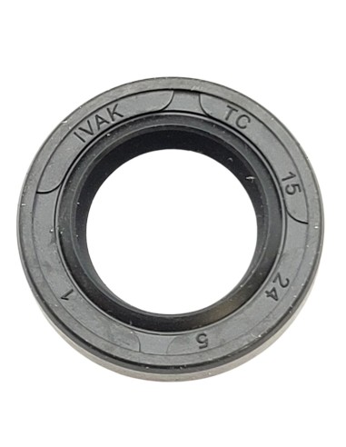 JOINT SPI DE PIGNON DE SORTIE DE BOITE 15X24X5 DE MOTO 50 CC ITALJET MX50 9CV / NRG BHR / NRG / KRAFTMULLER / KAYO KT50