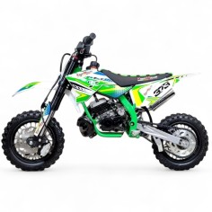 Pit bike 50 VARMAN ITALJET Renforcé replica 2 temps roue 10/10" Vert