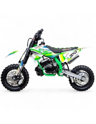 Pit bike 50 VARMAN ITALJET Renforcé replica 2 temps roue 10/10" Vert