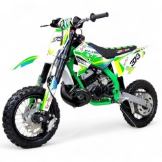 Pit bike 50 VARMAN ITALJET Renforcé replica 2 temps roue 10/10" Vert