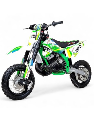 Pit bike 50 VARMAN ITALJET Renforcé replica 2 temps roue 10/10" Vert
