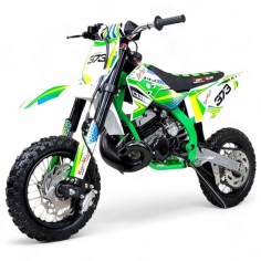 Pit bike 50 VARMAN ITALJET Renforcé replica 2 temps roue 10/10" Vert