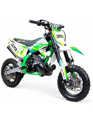 Pit bike 50 VARMAN ITALJET Renforcé replica 2 temps roue 10/10" Vert