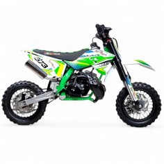 Pit bike 50 VARMAN ITALJET Renforcé replica 2 temps roue 10/10" Vert