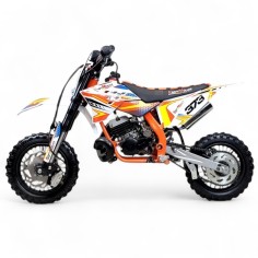 Pit bike 50 VARMAN ITALJET Renforcé replica 2 temps roue 10/10" Orange