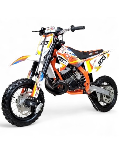 Pit bike 50 VARMAN ITALJET Renforcé replica 2 temps roue 10/10" Orange