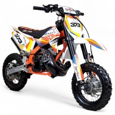 Pit bike 50 VARMAN ITALJET Renforcé replica 2 temps roue 10/10" Orange