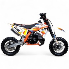 Pit bike 50 VARMAN ITALJET Renforcé replica 2 temps roue 10/10" Orange