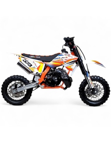 Pit bike 50 VARMAN ITALJET Renforcé replica 2 temps roue 10/10" Orange