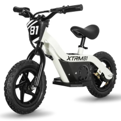 Draisienne électrique pour enfant 24V 100W DX 12 BLANC