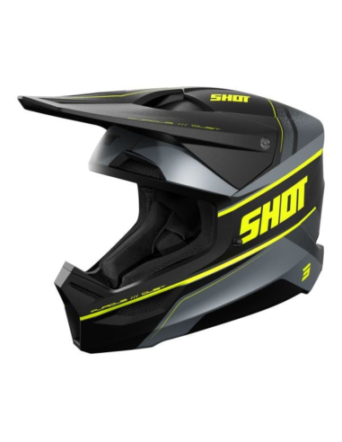 Casque Furious Dust SHOT Neon Yellow /Mat