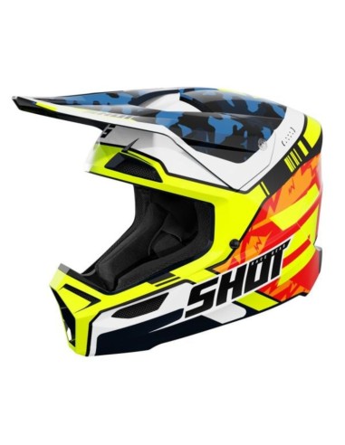 Casque Furious Dust SHOT Neon Yellow /Mat