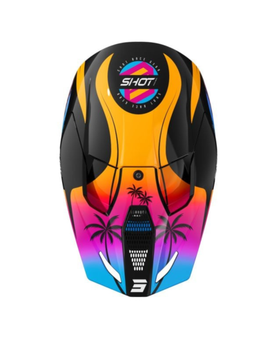 Casque Furious Miami SHOT Orange / Glossy