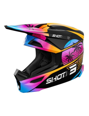 Casque Furious Miami SHOT Orange / Glossy