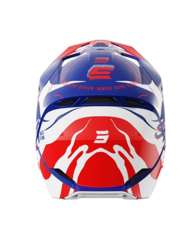 Casque Furious Kid Beast SHOT Blue Red / Glossy
