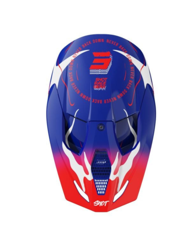 Casque Furious Kid Beast SHOT Blue Red / Glossy