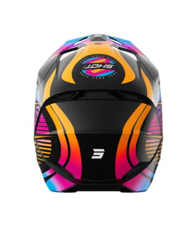 Casque Furious Kid Miami SHOT Orange / Glossy