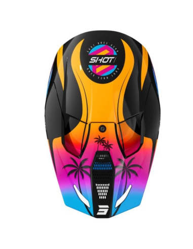 Casque Furious Kid Miami SHOT Orange / Glossy