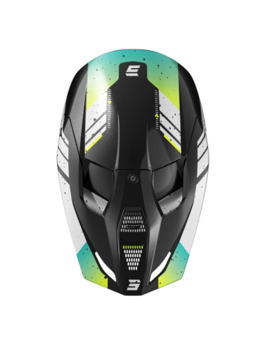 Casque Furious Mirage SHOT Blue Neon Yellow / Pearly